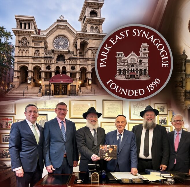 Chabad Joins Leadership of Historic Park East Synagogue in NYC