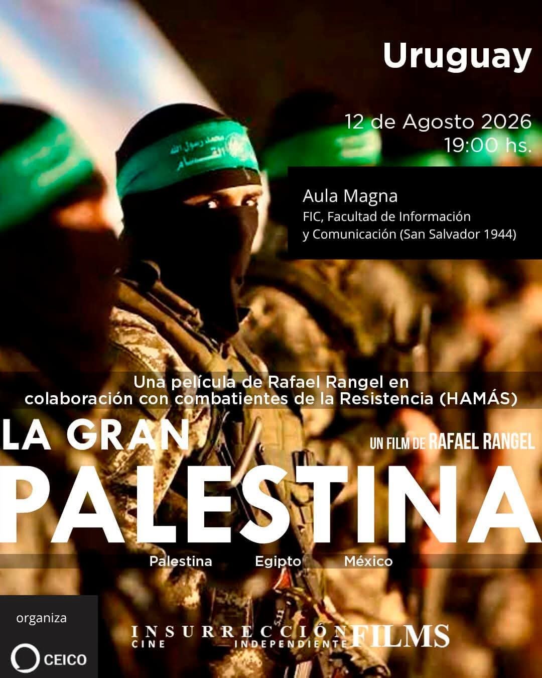 Uruguay: Screening of Hamas propaganda film at university canceled after outcry