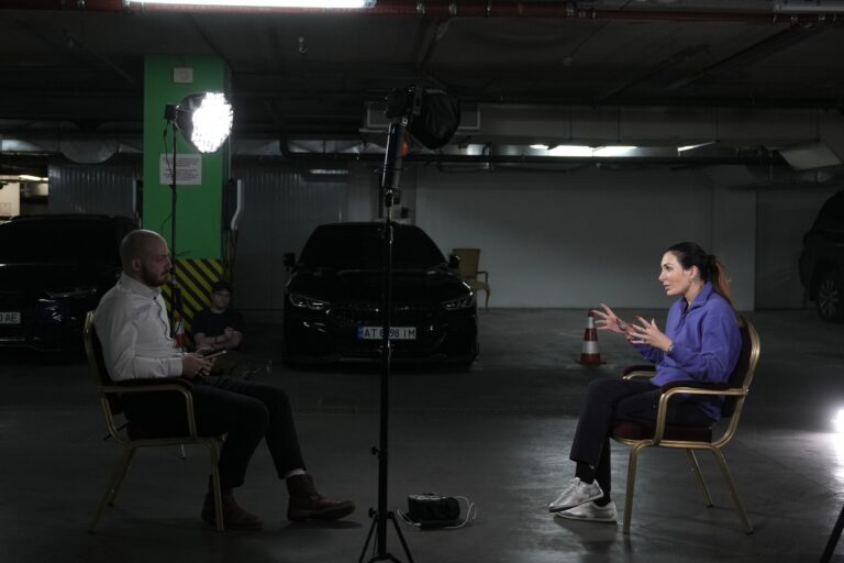 AP Exclusive: In a Ukrainian Bomb Shelter, Laura Loomer Explains Shift on Russia’s War