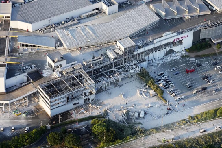 7.1 Magnitude Quake Shakes Japan’s Kyushu and People Are Missing After a Shopping Center Collapses