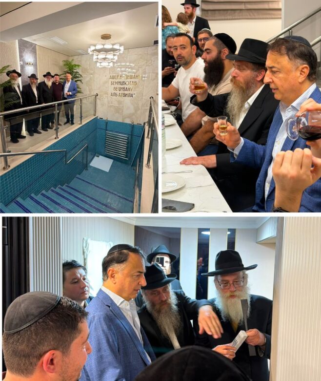 Miraculous Rain Follows New Mikvah Dedication in Alma-Ata