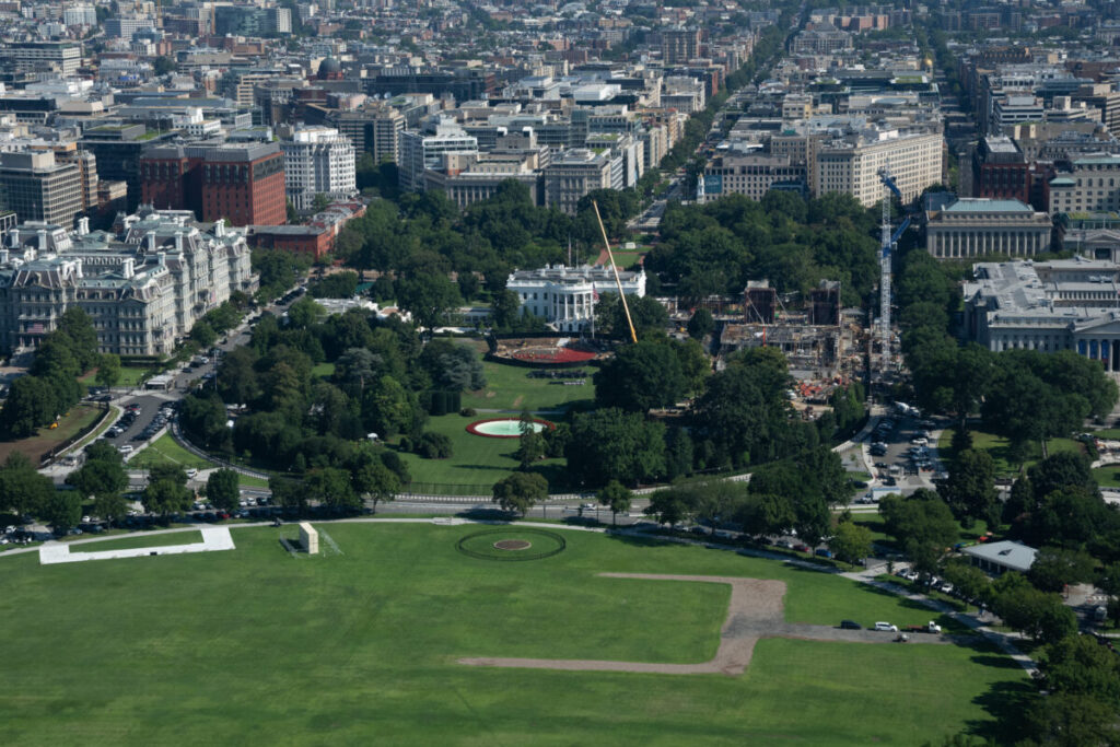 Trump Asks Supreme Court To Let White House Resume Ballroom Construction Work During Appeal