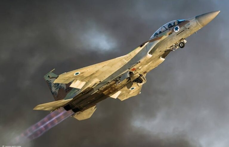 Israeli Air Force Strikes Four Hamas Weapon Depots in Gaza