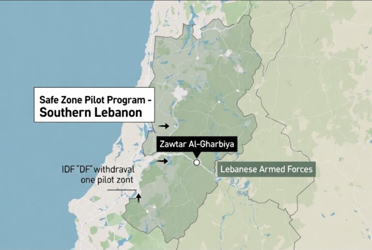 IDF Launches ‘Safe Zone’ Pilot in Southern Lebanon with U.S. and Lebanese Forces