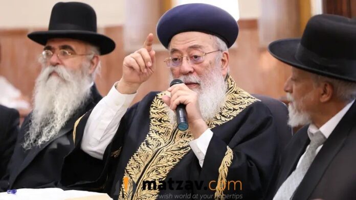 Rav Shlomo Amar Warns Against Ascending Har HaBayis: “We Do Not Know the Exact Boundaries”