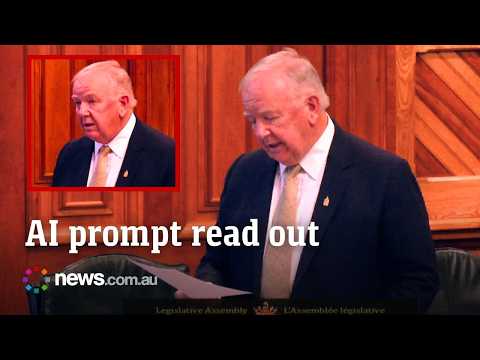 WATCH: AI Blunder Goes Viral: Canadian Lawmaker Accidentally Reads Chatbot Prompts During Speech