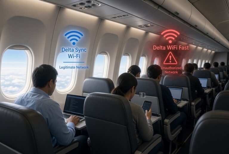 Unauthorized Wi-Fi Network Detected on Delta Flight From Las Vegas to Atlanta