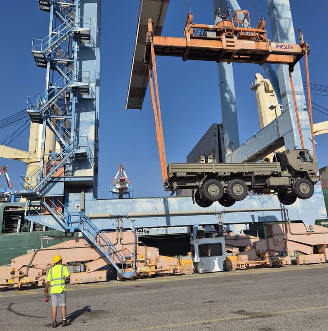 Thousands of Tons of New Military Equipment Arrive in Israel