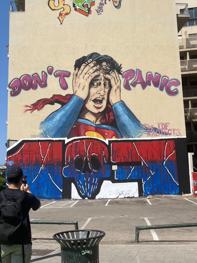 Tel Aviv graffiti reflects Israeli society since Oct. 7