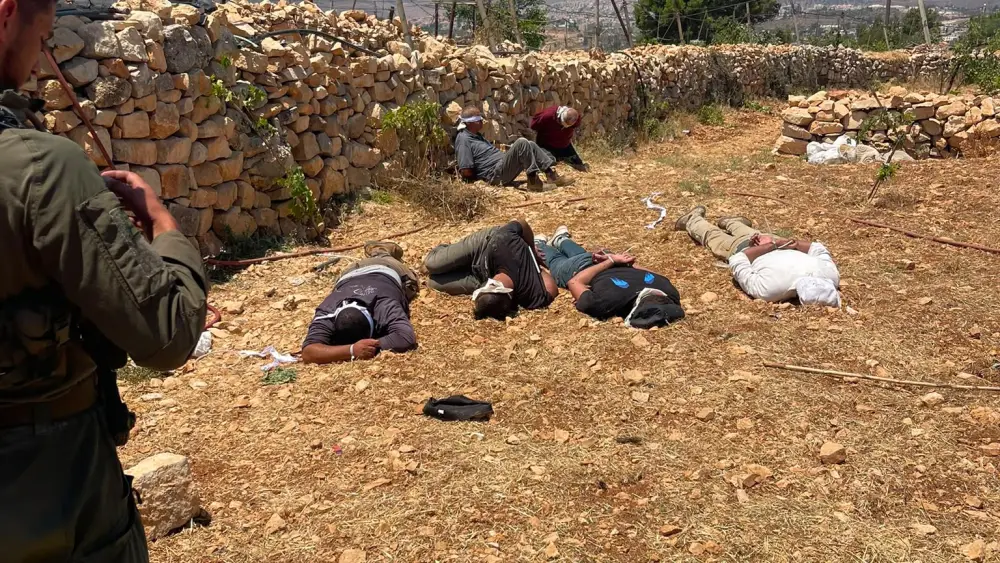 Seven Palestinians arrested after Israeli assaulted at Gush Etzion farm