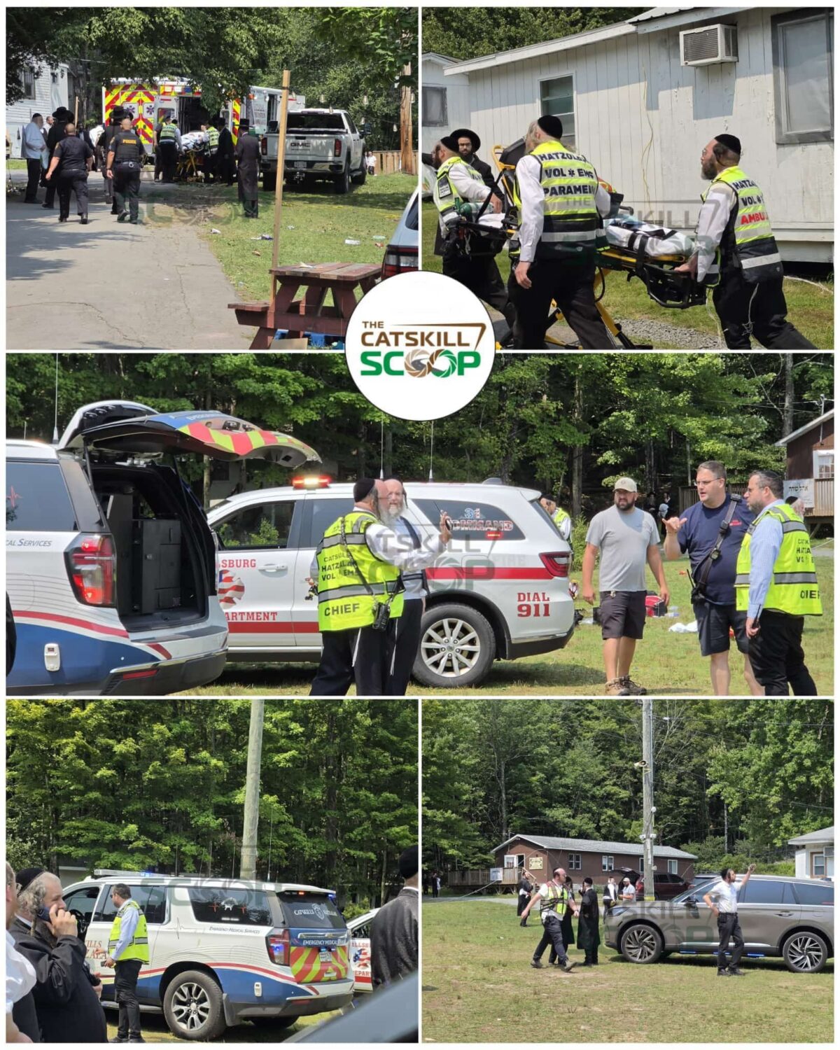 THE SCENE AT CAMP SHOPRON: Catskills Hatzolah Responding To Serious Incident At Camp Shopron In Fallsburg