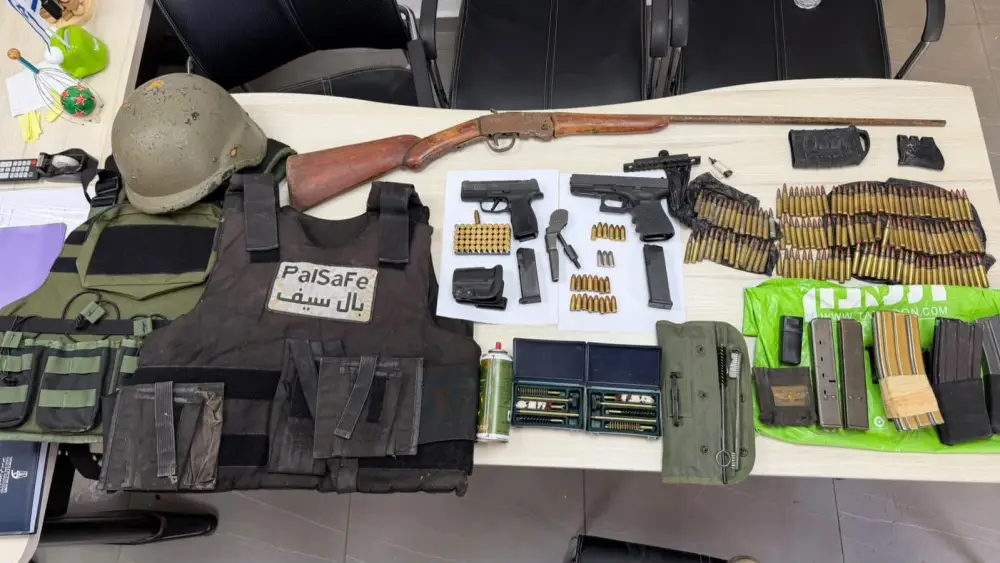 Israeli forces seize weapons, arrest six Palestinians in Judea, Samaria raids