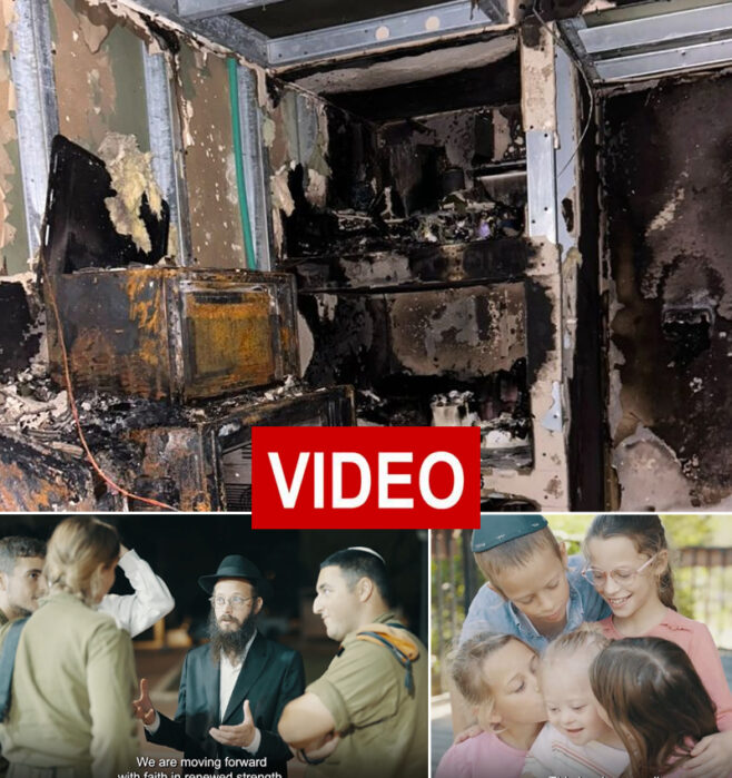 Fire Destroys Chabad House Serving IDF Soldiers Near Gaza