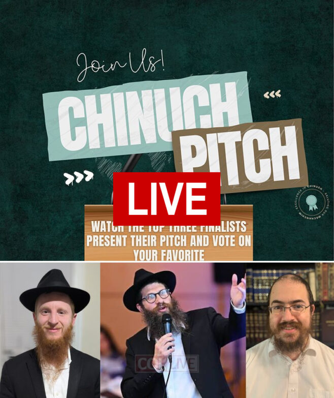 Live: Finalists Take the Stage For Chinuch Pitch 5786