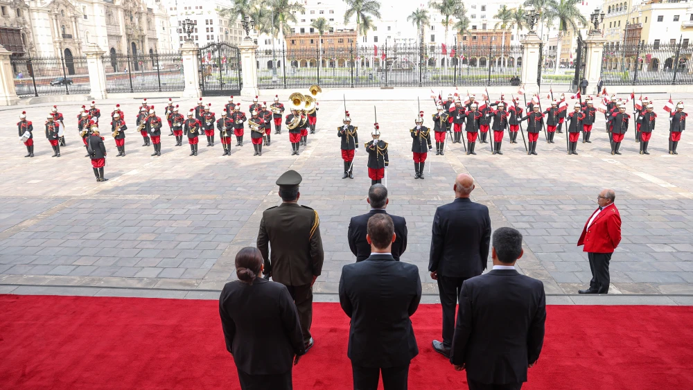 In pictures: Gali Dagan presents credentials as Israeli ambassador to Peru
