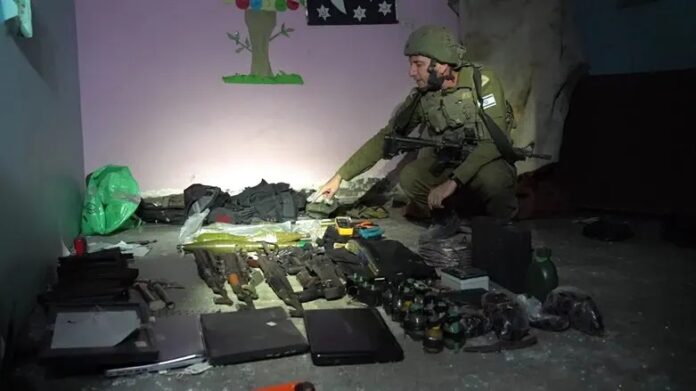 IDF Destroys Hamas Weapons Cache Hidden Next to Gaza Hospital