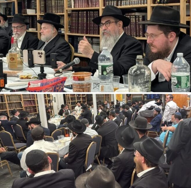 Pomona Joins An Inspiring Farbrengen With Rabbi Paltiel