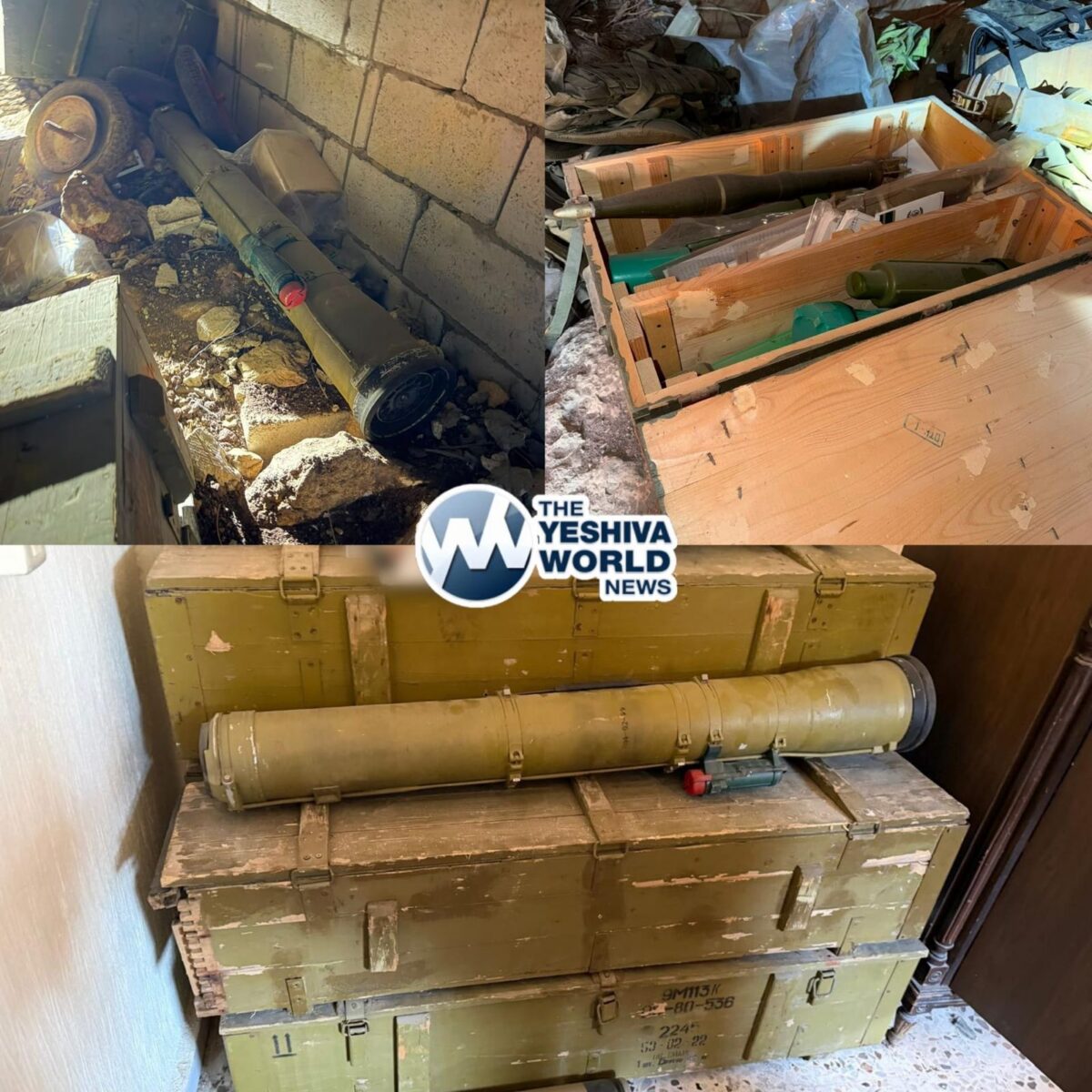 HEZBOLLAH CACHE: IDF Dismantles Booby-Trapped Structure, Seizes RPGs In Southern Lebanon